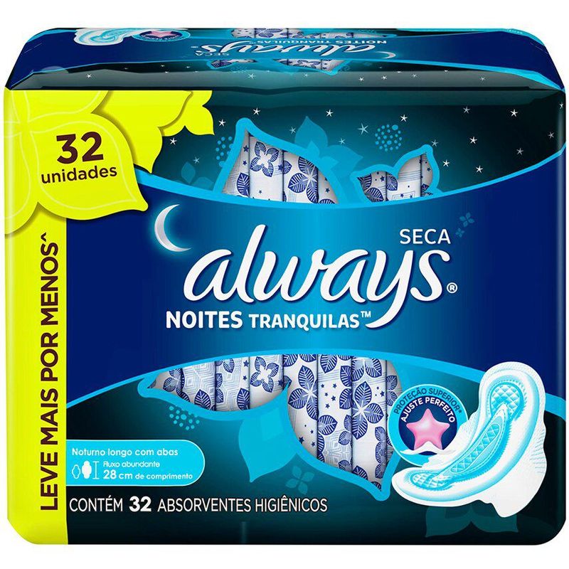 Absorvente-Noites-Tranquilas-Seca-Abas-Always-Noturno-Com-32-Unidades