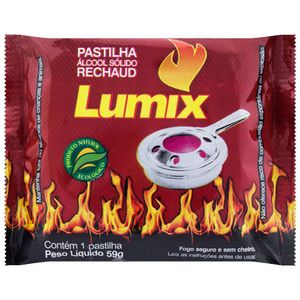 Acendedor Pastilha Rechaud Lumix 59g