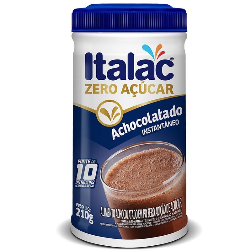 Achocolatado-Zero-em-po-Italac-210g