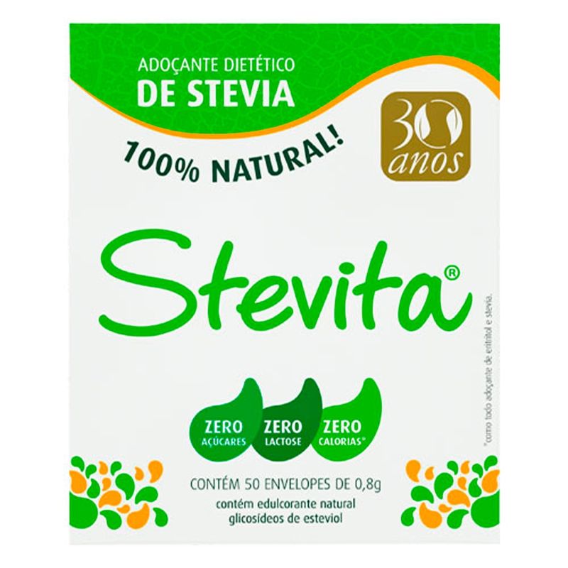 Adocante-em-po-Stevita-Com-50-Saches