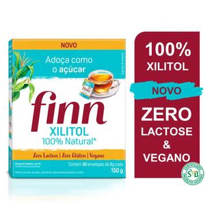 Adoçante em Pó Xilitol Finn com 30 unidades