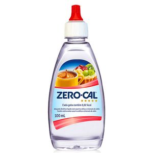 Adoçante Líquido Sacarina Zero Cal 100ml