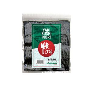 Alga Nori Benassi 140g 50 Folhas