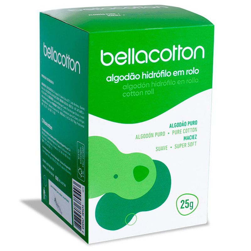 Algodao-Hidrofilo-Bellacotton-25g