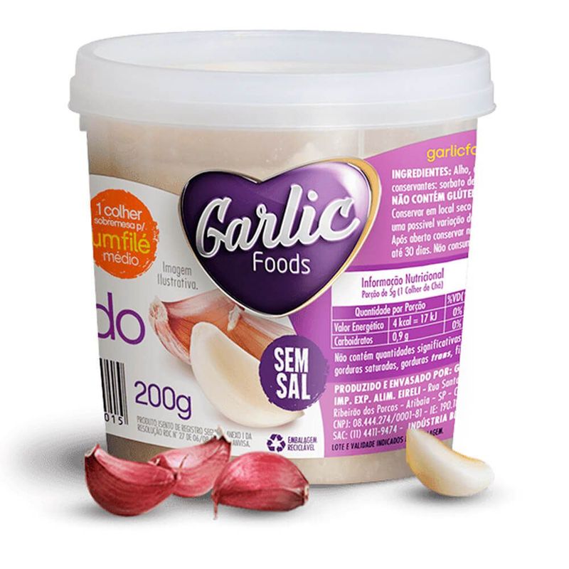 Alho-Picado-Garlic-200g