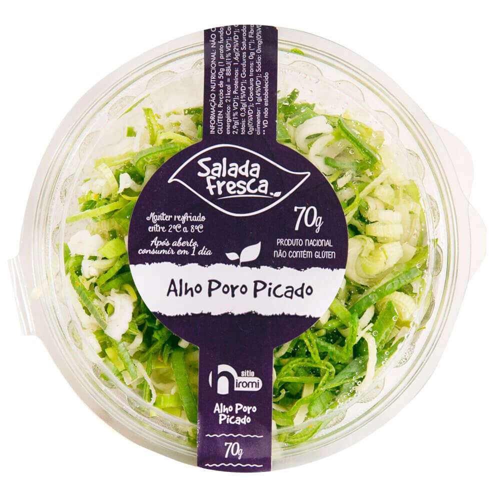 Alho-Poró Picado Higienizado Salada Fresca  Mambo Supermercado São Paulo - Mambo  Supermercado São Paulo