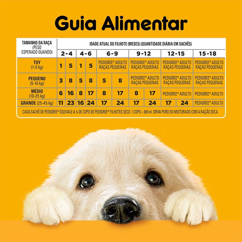 Alimento-Para-Caes-Filhotes-Sabor-Frango-ao-Molho-Pedigree-Sache-100g