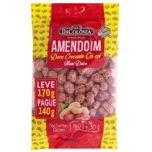 Amendoim Doce Crocante DaColônia 140g