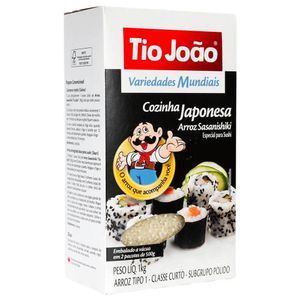Arroz Cozinha Japonesa Tio João 1 kg