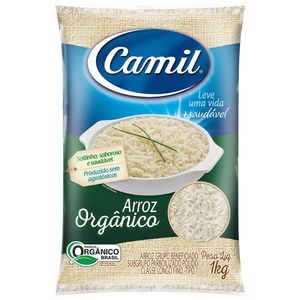 Arroz Orgânico Camil 1kg