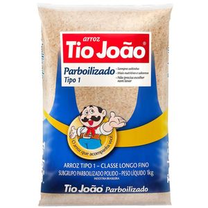 Arroz Parbolizado Tio João 1kg