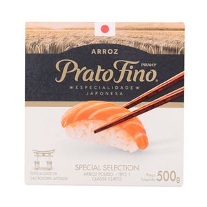 Arroz Polido Japonês Tipo 1 Prato Fino 500g