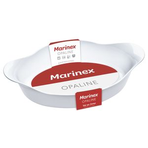 Assadeira Oval Pequena Opaline Marinex 600ml