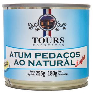 Atum Pedaços ao Natural Light Tours Conservas 180g