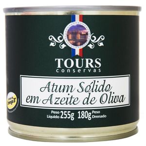 Atum Sólido em Azeite de Oliva Tours Conservas 180g