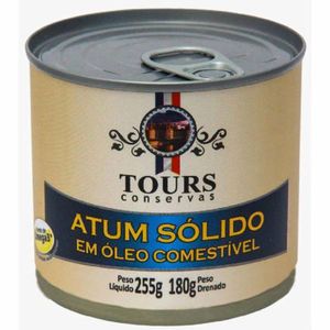 Atum Sólido em Óleo Tours 180g