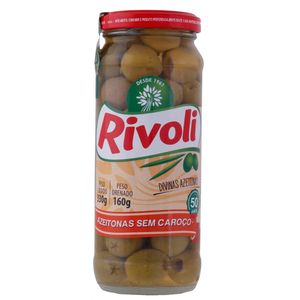 Azeitona Verde Sem Caroço Rivoli 160g