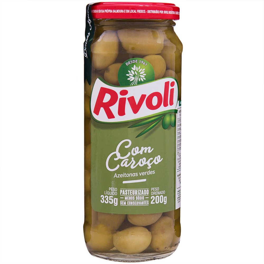 ACEITUNA VERDE RIVOLI 200 GR.