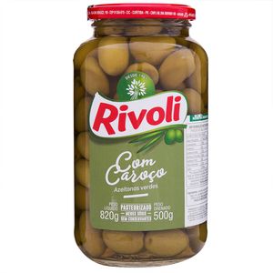 Azeitona Verde com Caroço Rivoli 500g