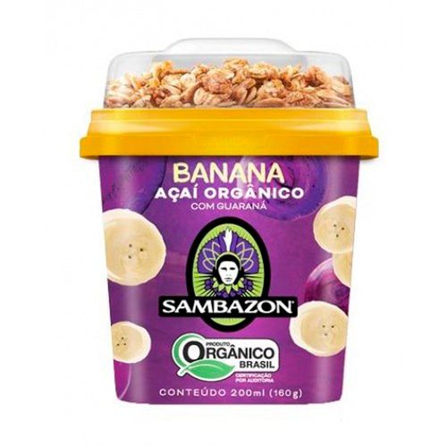 Açaí Orgânico Banana Sambazon 200ml