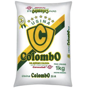 Açúcar Cristal Colombo Caravelas 1kg