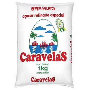 Açúcar Refinado Caravelas 1kg