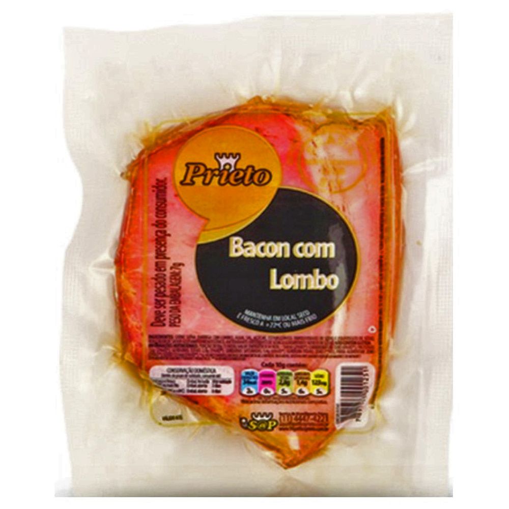Bacon Lombo Prieto Kg