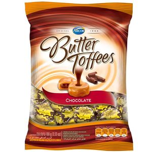 Bala de Caramelo Sabor Chocolate Butter Toffees 100g