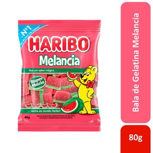Bala de Gelatina Melancia Haribo 80g