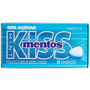Bala de Menta Kiss Mentos 35g
