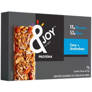 Barra de Cereais com Coco e Amêndoas Protein Nuts Agtal 70g com 2 unidades