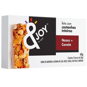 Barra de Grãos Mixed Nuts Nozes e Canela Agtal 60g com 2 unidades