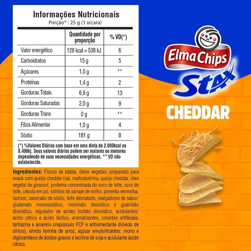Batata-Cheddar-Stax-Elma-Chips-156g