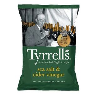 Batata Sal e Vinagre Tyrrells 100g