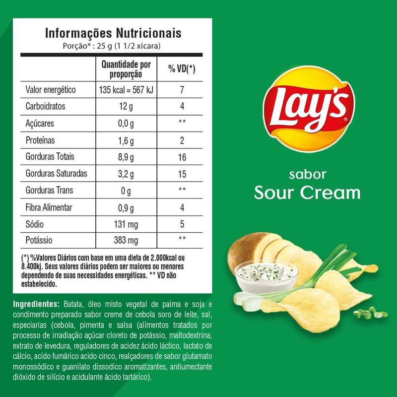 Batata-Frita-Lisa-Creme-de-Cebola-Lays-135g