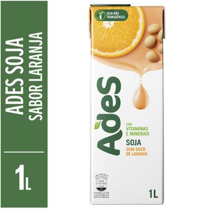 Bebida de Soja com Suco de Laranja Ades 1 Litro