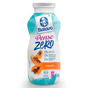 Bebida Láctea de Mamão Sem Adição de Açúcar Batavo Pense Zero 170g