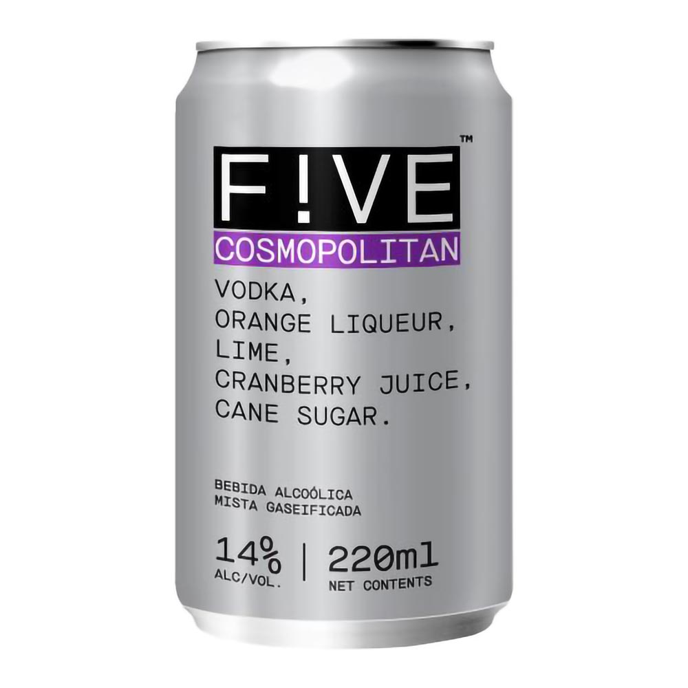 Bebida Mista Cosmopolitan Five Drinks 220ml Mambo Supermercado São Paulo Mambo Supermercado 