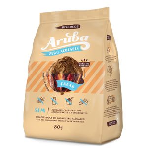 Biscoito de Cacau Sem Açúcar Aruba 80g