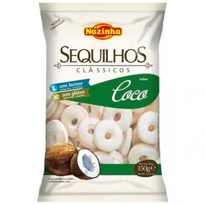 Biscoito de Coco Zero Lactose Nazinha 350g