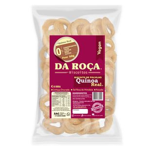 Biscoito de Polvilho Vegano Quinoa Real Da Roça 80g