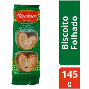 Biscoito Folhado Caramelizado Hojalmar Palmeras 145g