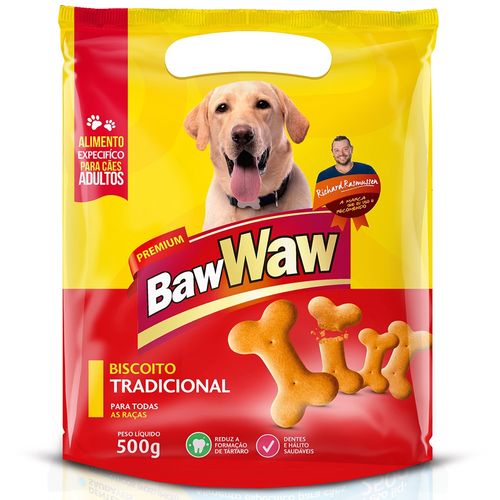 Biscoito para Cães Tradicional Baw Waw 500g