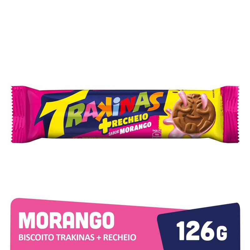 Biscoito-Recheado-Mais-Mais-Morango-Trakinas-126g