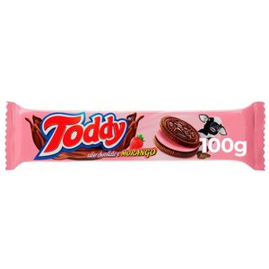 Biscoito Recheado Sabor Morango Toddy 100g
