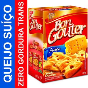 Biscoito Salgado de Queijo Suíço Bon Gouter 100g