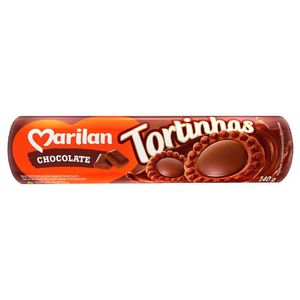 Biscoito Tortinha sabor Chocolate Marilan 140g