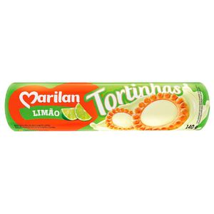 Biscoito Tortinha sabor Limão Marilan 140g