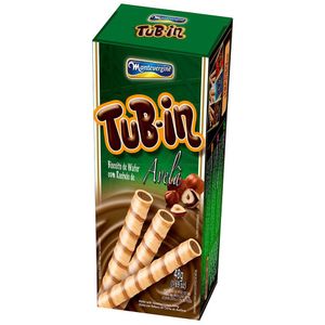 Biscoito Tub-in Avelã Montevérgine 48g