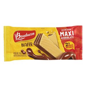 Biscoito Wafer de Chocolate Maxi Bauducco 117g